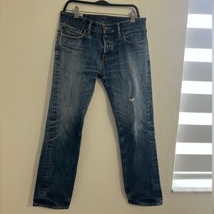 Vintage Abercrombie Blue slim straight Jeans